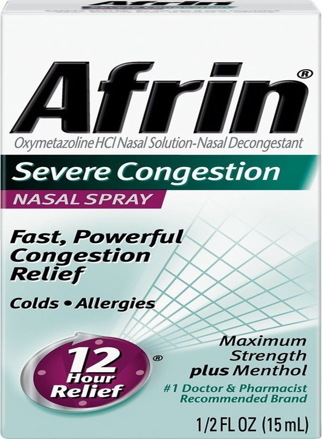 Afrin Severe Congestion Pump, 0.5 Oz